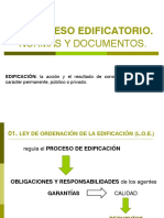 06 - RESUMEN Proceso Edificatorio, Agentes, CTE y LOE PDF