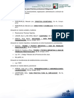 Bibliografía Práctica Profesional Obligatoria PDF
