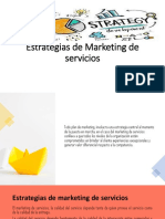 Estrategias de Marketing de Servicios y El Papel de La Comunicación en Marketing de Servicios