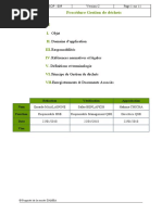 Procédure de Gestion des Déchets | PDF | Déchets | Gestion des déchets