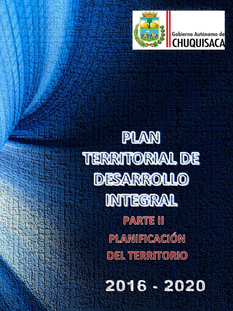 Plan Territorial de Desarrollo Chuquisaca | PDF | Democracia ...