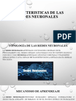 3 Caracteristicas de Las Redes Neuronales