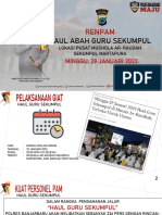 Renpam Jalur Haul Abah Guru Sekumpul 2023 (Mushola Arraudah) PDF
