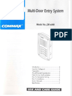 Dokumentips - DR Nam Eng Manual Portero Commax DR N - 230425 - 121220 PDF