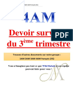 4AM Devoir Surveillé Du 3eme Semestre PDF