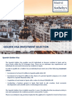 Golden Visa Madrid Investments Selection