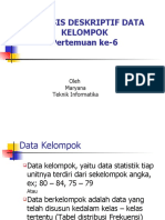 Bahan Statistika Pertemuan 6 B