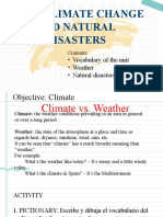 Climate Change and Natural Disasters Unit