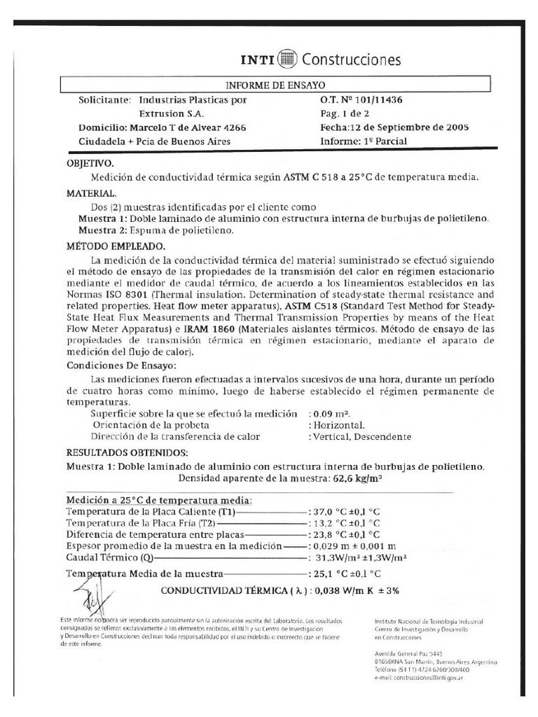 Modulo INTI C | PDF