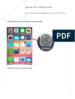 Configurar Cuentas de Correo en IOS 7 (Iphone e Ipad) - Preguntas Frecuentes - FAQ - Pumpunhost