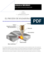 Soldadura MIG/MAG: Aplicaciones, equipos y técnicas