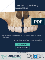 Capacitación de Microtornillos y Disyunción Esquelética. DR Patricio Rojas