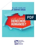 MejorHablarDeCiertasCosas AQueLlamamosDDHH PDF