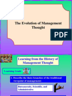 The Evolution of Management Thought