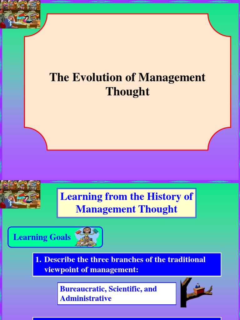 The Evolution of Management Thought | PDF | System | Employment