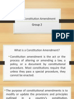 The Constitution Amendment by G2