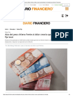 Alza Del Peso Chileno Frente Al Dólar Crearía Oportunidad en Renta Fija Local - Diario Financiero