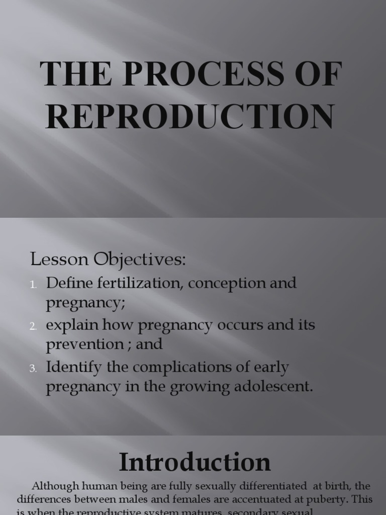 Adolescent Reproductive Health Overview | PDF | Pregnancy | Menstrual Cycle