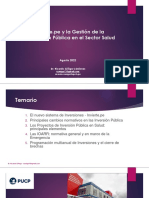 La Gestión de Inversiones en Salud - R. Zúñiga PUCP 08.22 PDF