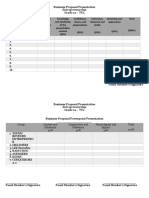 Rubrics For Business Proposal