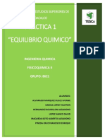 PRÁCTICA No 1 EQUILIBRIO QUÍMICO - 1 PDF