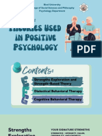 Bicol University Positive Psychology Theories