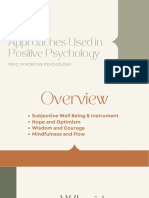 Approaches Used in Positive Psychology: 6 Key Concepts