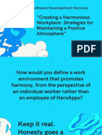 Creating A Harmonious Workplace Strategies For Maintaining A Positive Atmosphere PDF
