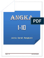 Printable Kegiatan Pengenalan Angka 1-10 - JSR