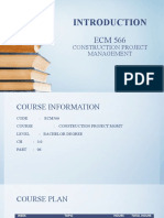 Introduction Ecm 566