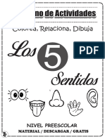 Cuadernillo Actividades Los 5 Sentidos PDF