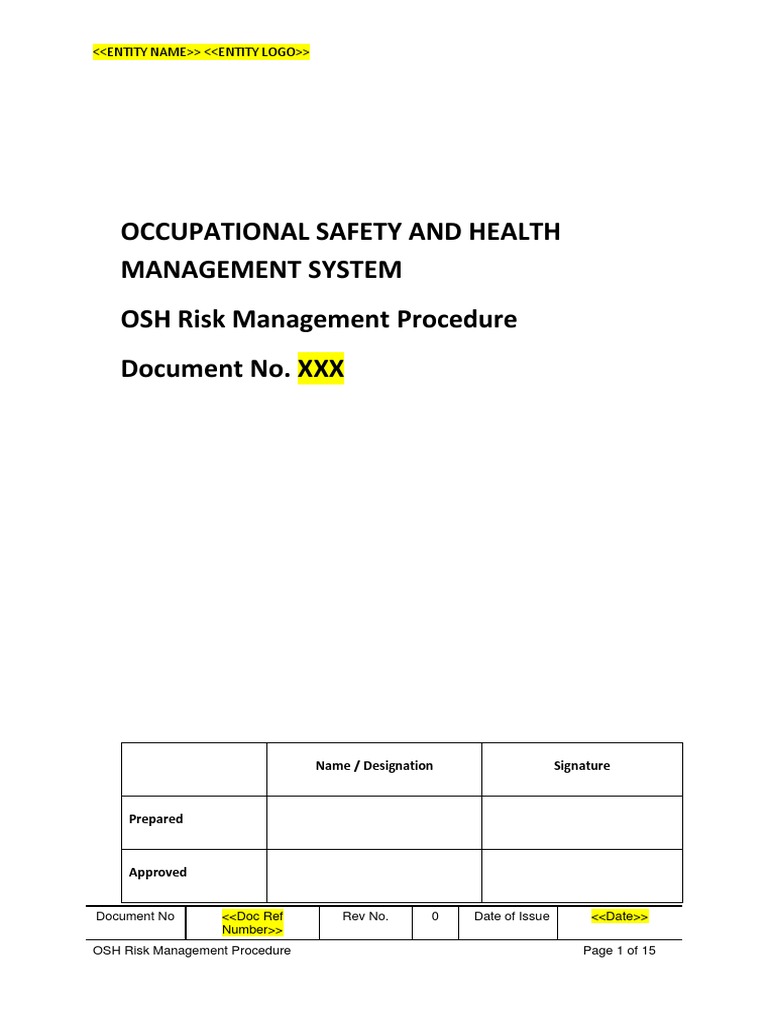 OCCUPATIONAL SAFETY AND HEALTH PDF