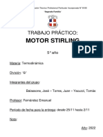 Trabajo Práctico Final de Termodinámica Motor Stirling