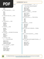 1149 - Elementary Test 12