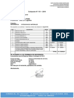 Cotizacion 101-A Materiales Compresor Hospi Materno Inf Juliaca