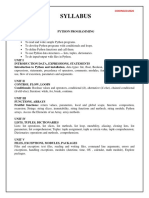 Python Programming Notes by CodingClub PDF