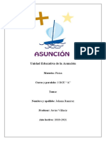 Colegio Asunción Física 3BGU 2020