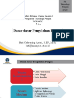 Dasar-dasar Pengolahan Pangan Secara Konvensional dan Modern