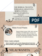 Kelompok 5 - Dimensi Sosial Wanita Dan Permasalahannya Serta Cara Mengatasinya