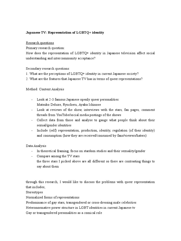 Research Japanese TV PDF