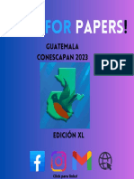 Call For Papers! Conescapan GT 2023