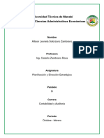 Planeacion y Direccion Estrategica