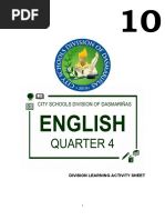 English 10 LAS Q4 1 PDF