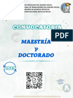 Convocatoria Maestria y Doctorado Ciclo 2023 TZBV Image PDF