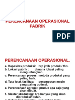 Perencanaan Operasional