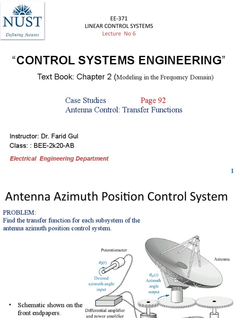 Antenna Azimuth Control System Design | PDF | Telecommunications ...