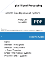 Lecture - 02 - 03 - Discrete Time Signals - 2.1-2.4 PDF