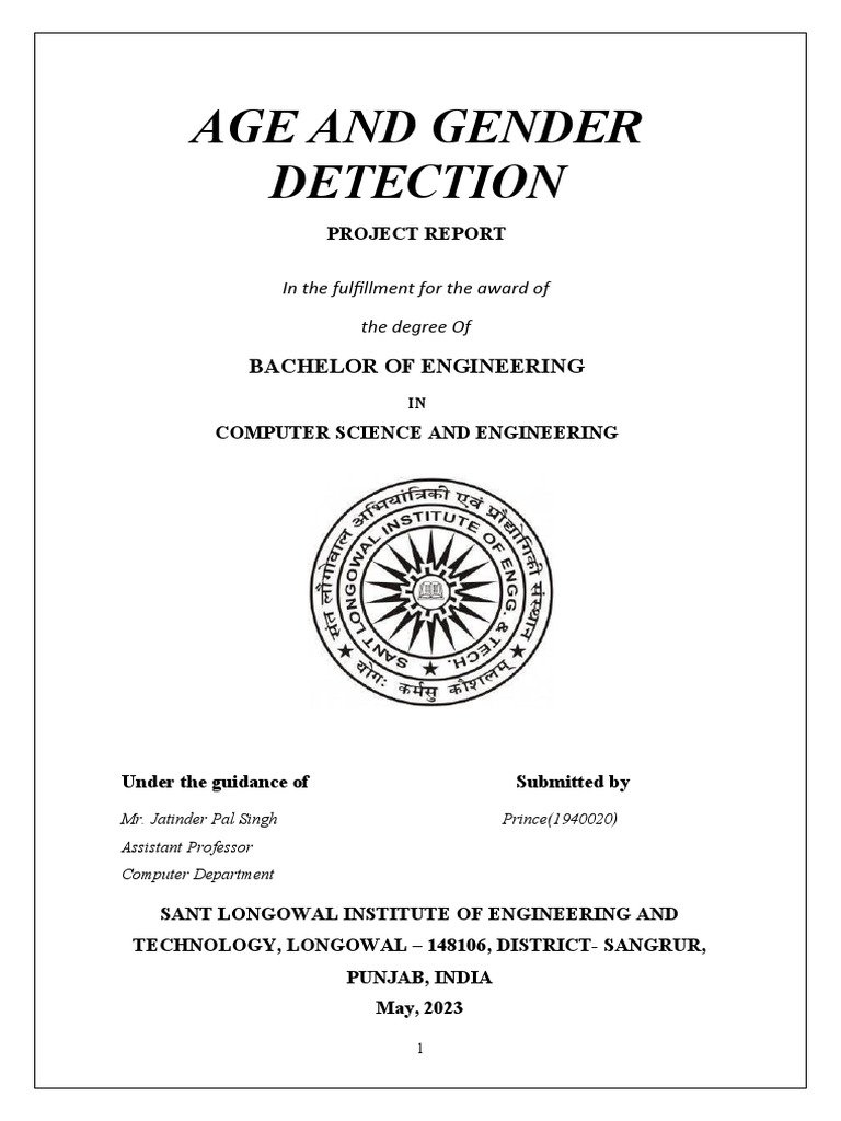 Age and Gender Detection | PDF | Artificial Neural Network | Deep Learning