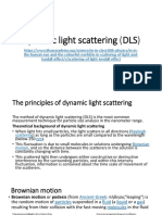 Dynamic Light Scattering (DLS)