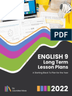 English 9: Long Term Lesson Plans